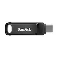 Накопичувач SanDisk  256GB USB 3.1 Type-A + Type-C Ultra Dual Drive Go Чорний Baumar - Порадуй Себе