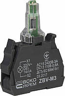 Подсветочный блок зеленый 230В для кнопок TB5 ZBV-M3, АСКО