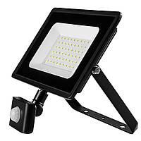 Прожектор Neo Tools, 220В, 4000лм, 50Вт, датчик руху, кабель 0.15м без вилки, алюміній, IP65 Baumar - Порадуй Себе