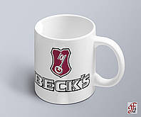 Чашка с принтом логотипа Beck`s
