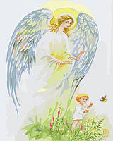 Картина по номерам Ангел-хранитель для мальчика худ Надежда Старовойтова (GVR-180695) 40 х 50 см (Без коробки)