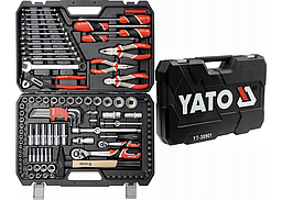 Набір інструментів торцеві ключі XXL YATO YT-38901 122 ел. 1/4" 1/2"