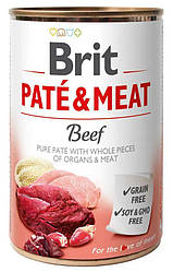 Консерва Brit Pate/Meat Dog 400g с говядиной для собак