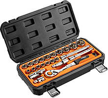 Набір інструментів Neo Tools, Набір торцевих головок 1/2", 23шт, CrV Baumar - Порадуй Себе