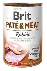 Консерва Brit Pate/Meat Dog 400g с кроликом для собак