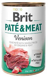 Консерва Brit Pate/Meat Dog 400g с олениной для собак