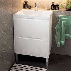 Тумба Б'янко 600х415 з умивальником Богема Snail