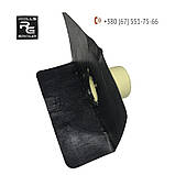 Парапетна лійка з поліуретану з бітумним фартухом (діаметр 110 мм), DRAIN EASY DN110 BIT, фото 2