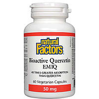 Natural Factors Bioactive Quercetin EMIQ 50 mg 60 капсул