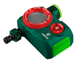 Таймер для поливу Verto, 1/2"-3/4", електронний, 13 програм поливу, до 360хв, ААх2 Baumar - Порадуй Себе