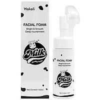 Пінка-мус для вмивання Wokali Milk Facical Froam 150 мл