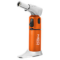 Паяльник газовий Neo Tools 1350°C паливо 7.8гр поворотний п’єзозапалювання Baumar - Порадуй Себе