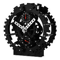 Часы настольные / креативные "Gearwheel" - часы в стиле Лофт 22 х 22 см.