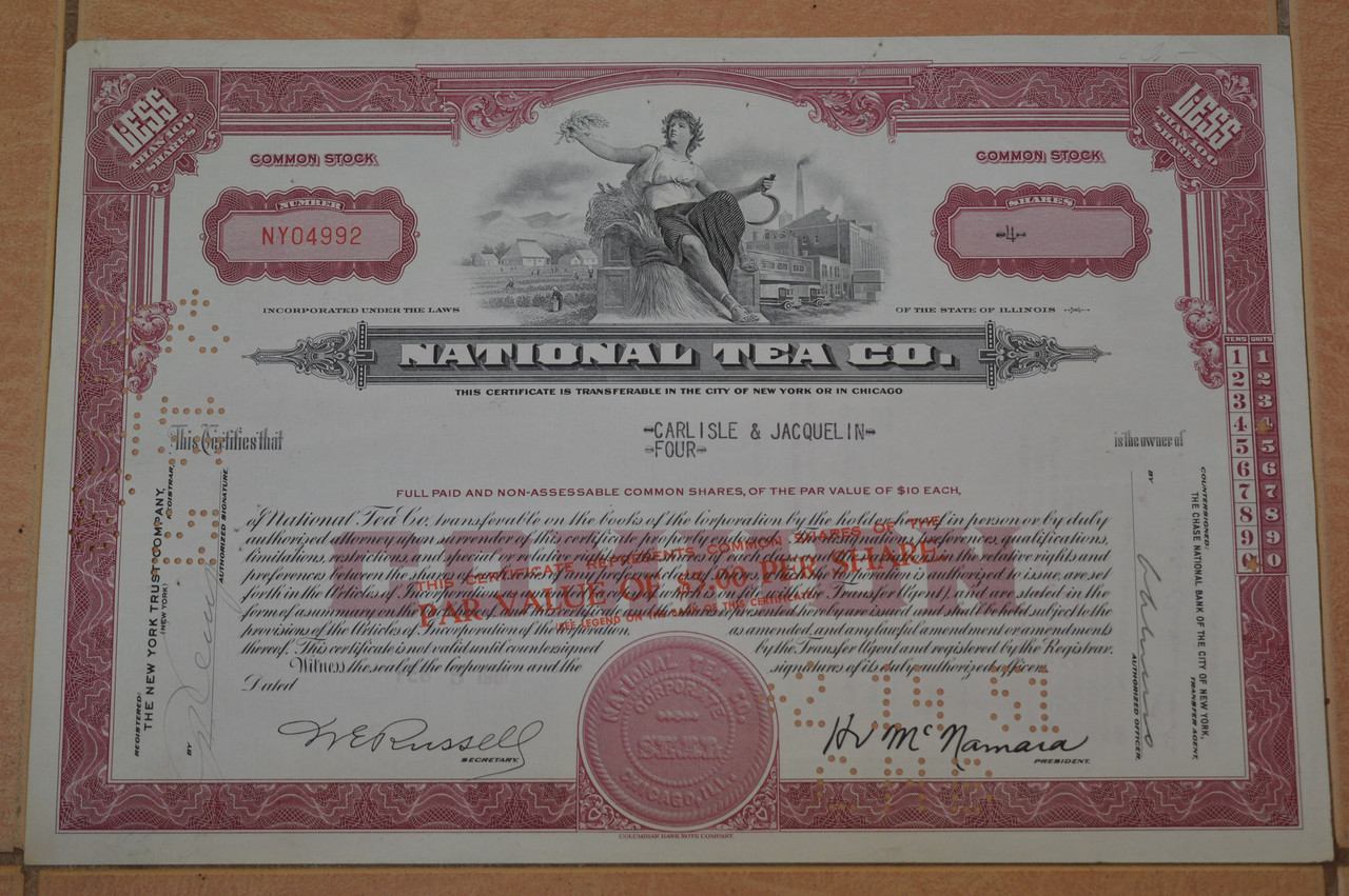 Акція. США. 1964 рік No4992 (Б-1)