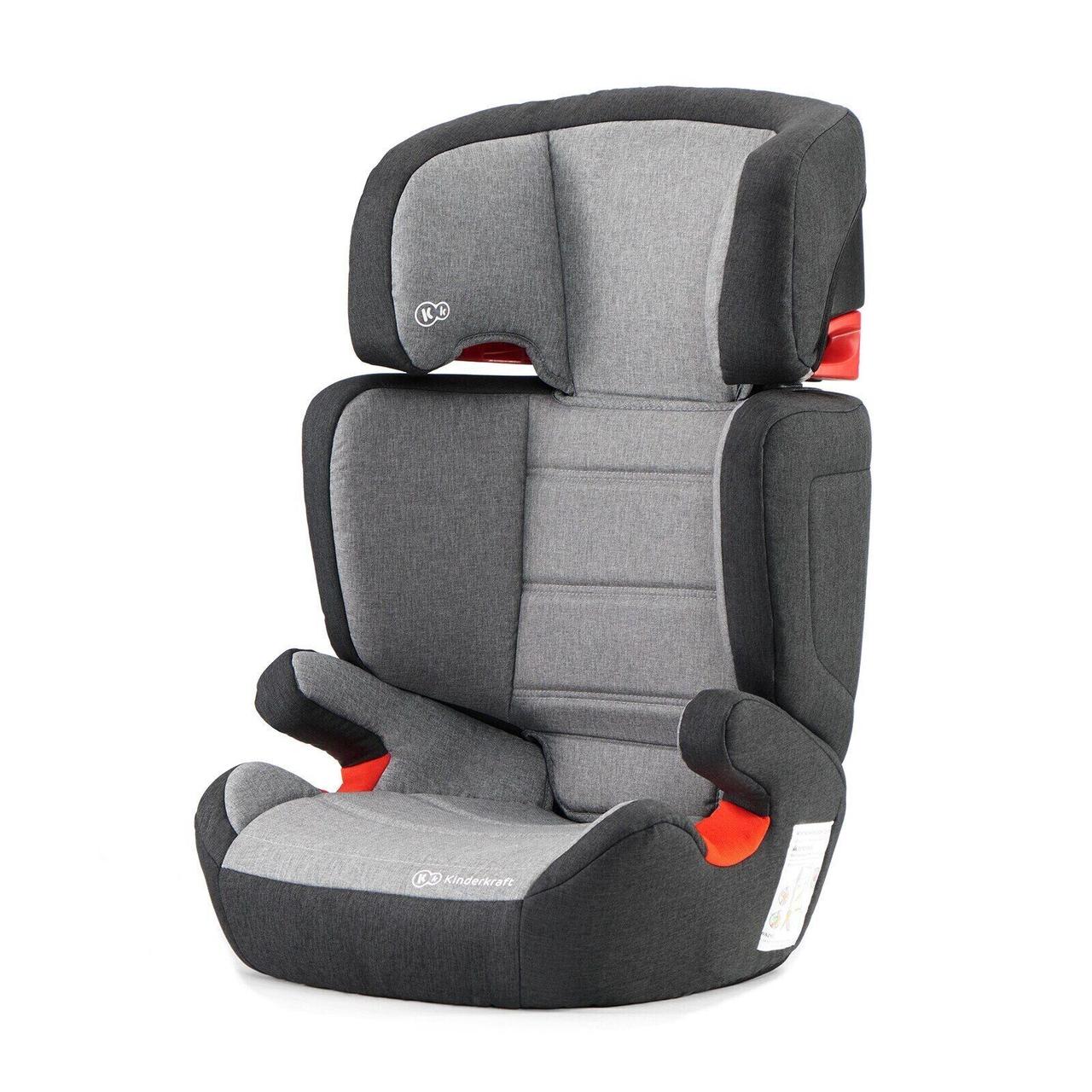 Автокрісло Kinderkraft Junior Fix Black/Gray (KKFJUFIBLGR000)