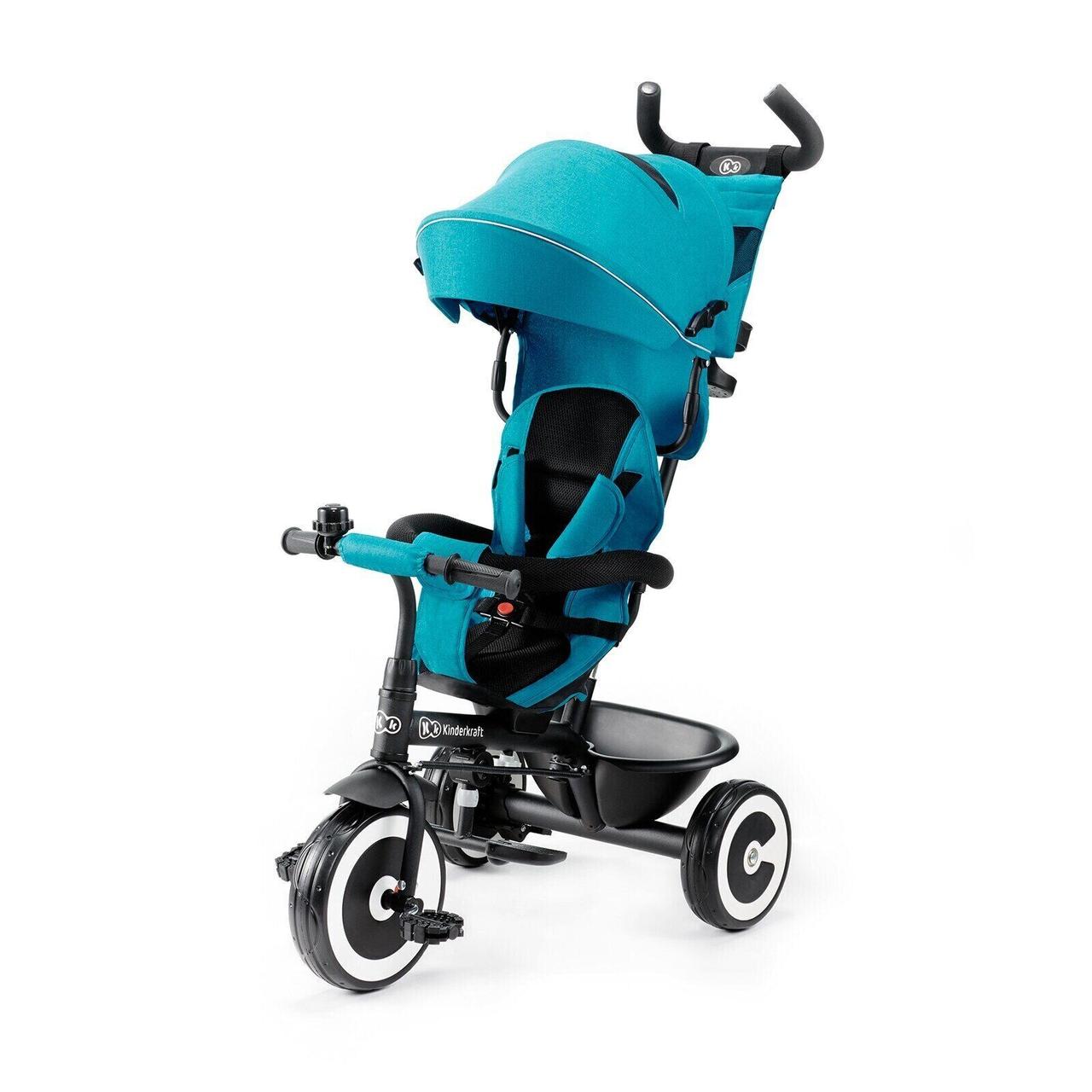 Триколісний велосипед Kinderkraft Aston Turquoise (KKRASTOTRQ0000)