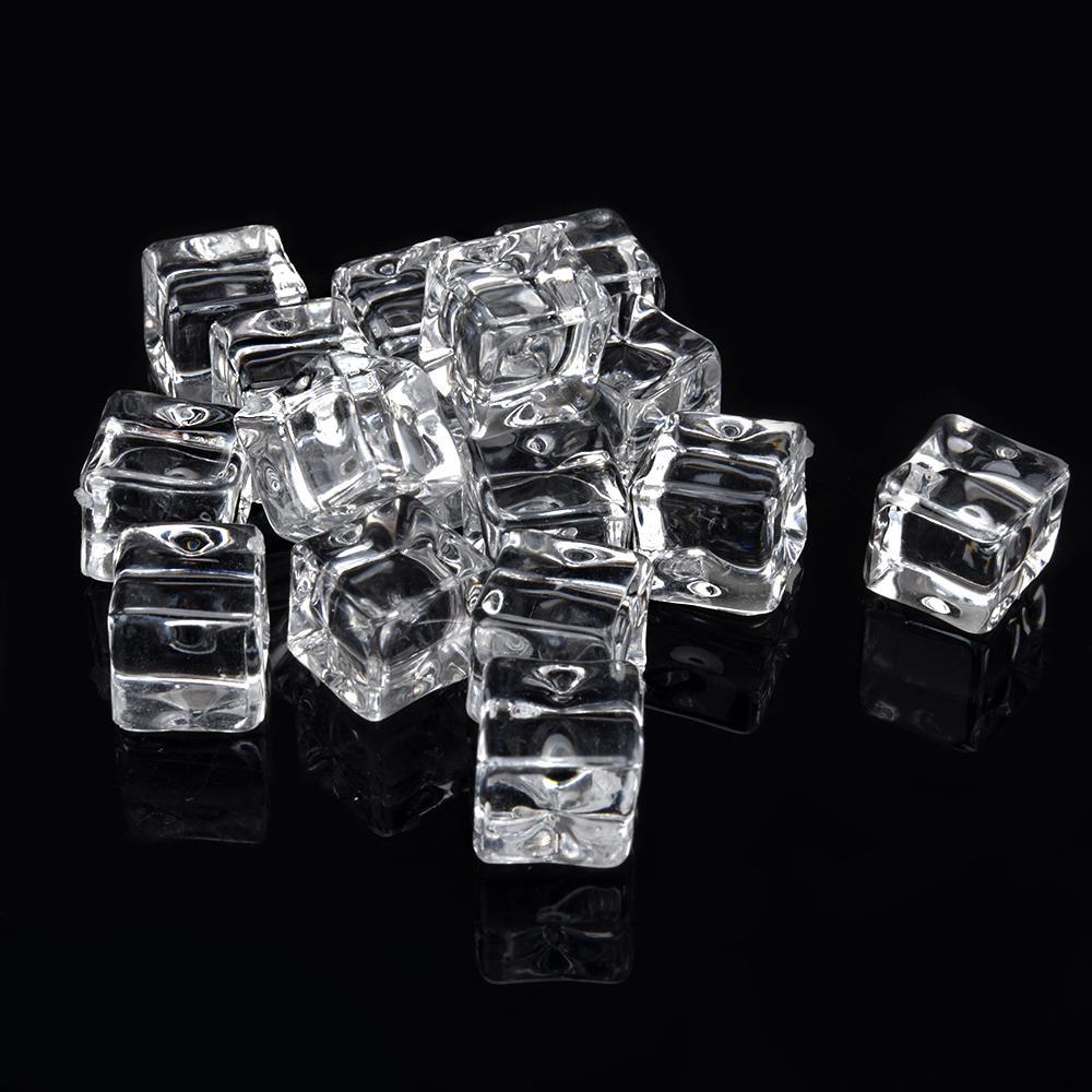 Искусственные акриловые кубики льда с кристально чистой площадью 2см*2см*2см - фото 2 - id-p1793318432