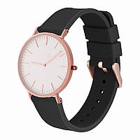 Ремешок для часов WOCCI Silicone Watch Band with Rosegold Buckle  22 mm красний с полированной золотой пряжкой