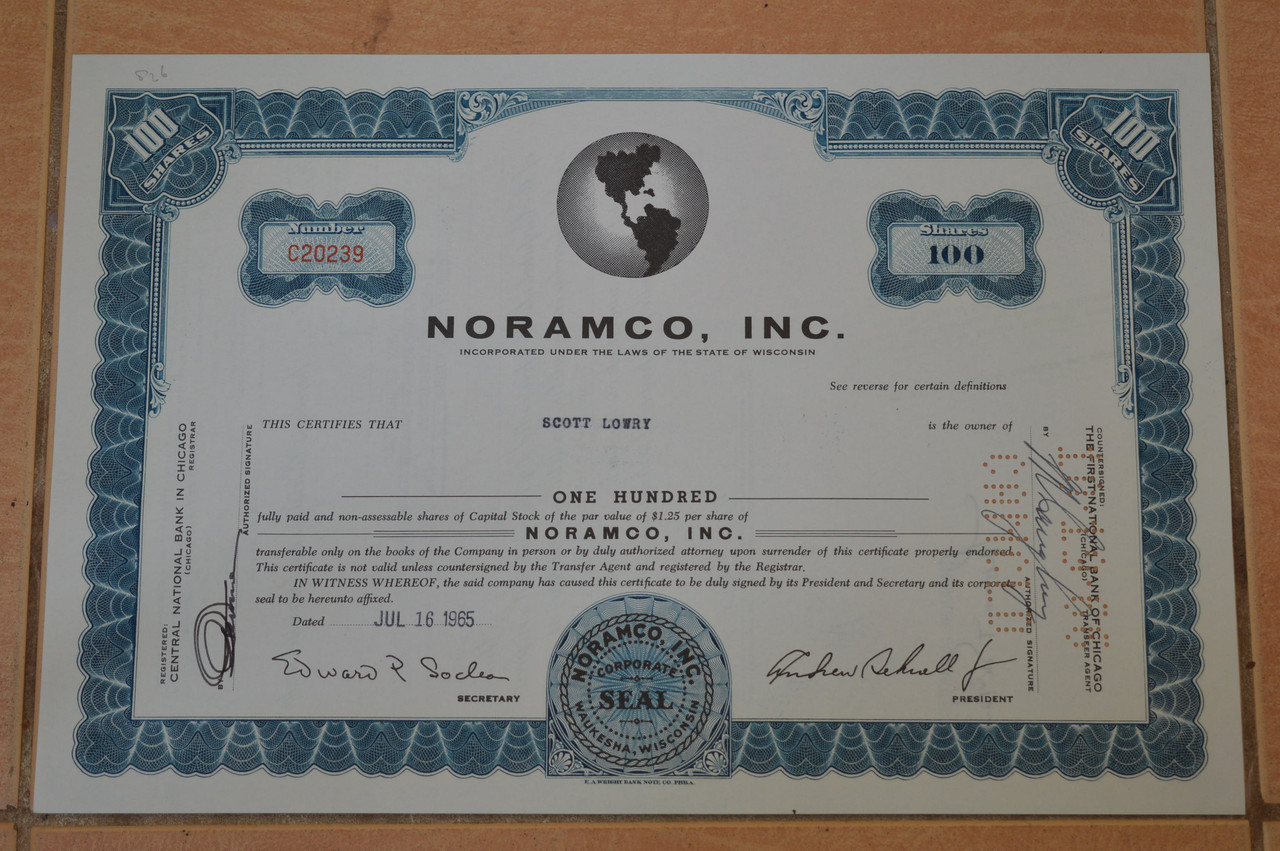 Акція. США. 165 рік No0239 (Б-1)