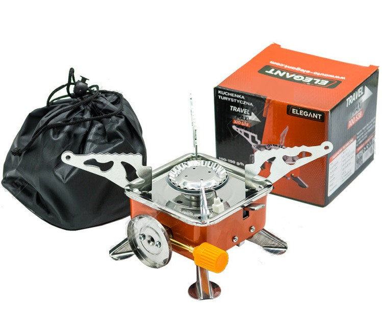 Плита туристична портативна під газовий балон 1800 Вт Elegant MAXI EL 100 538, фото 1