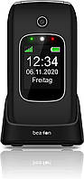 Beafon SL640 Silver Line, раскладной мобильный телефон с большой клавишей, английский язык