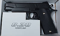 Страйкбольний пістолет Galaxy металевий G.38