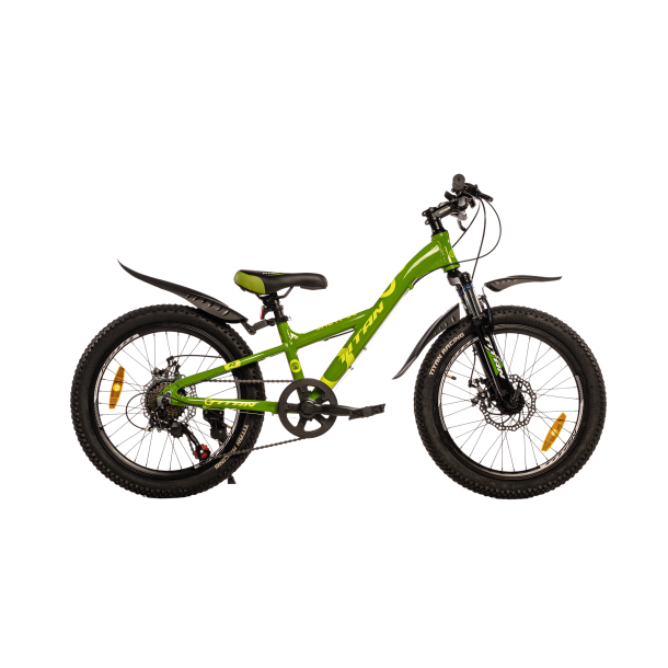 CrossBike Велосипед Titan CALYPSO 20"10" Зелений-Жовтий