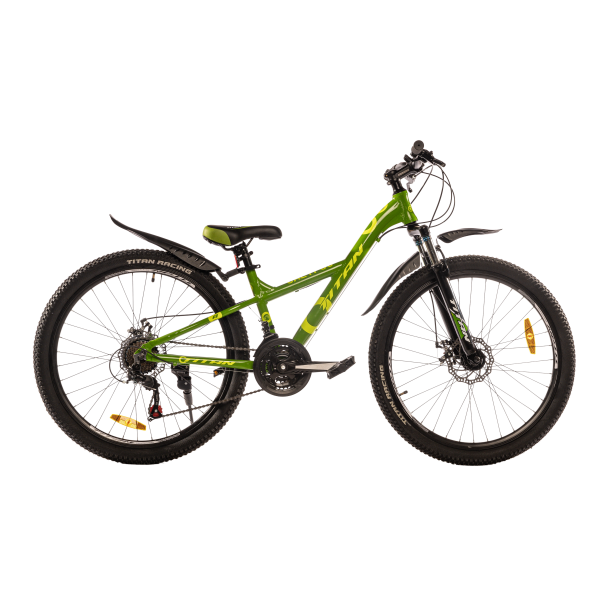 CrossBike Велосипед Titan CALYPSO 26"13" Зелений-Жовтий