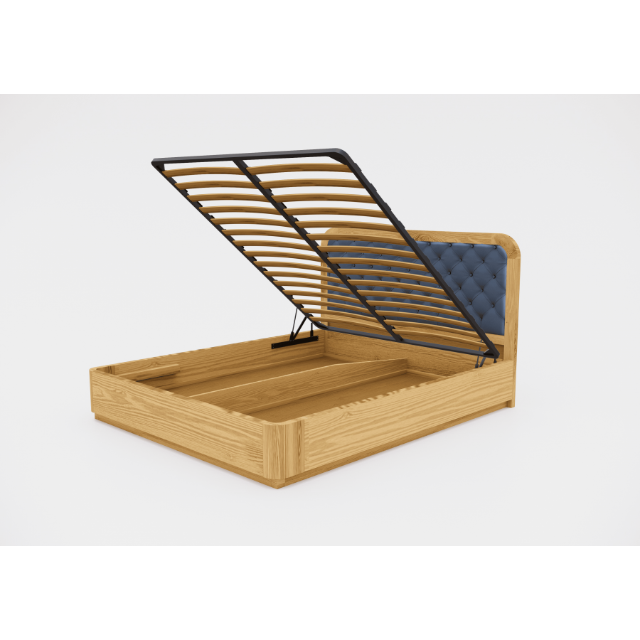 Ліжко дерев'яне з підйомним механізмом Форсса 1 ArtWood, ясен