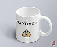 Чашка с принтом авто логотип  Maybach  (02010102006)