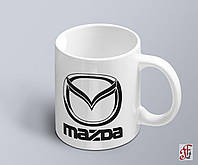 Чашка с принтом авто логотип Mazda (02010102007)