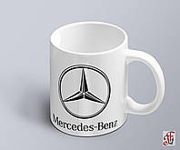Чашка с принтом авто логотип Mercedes Benz (02010102008)