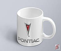 Чашка с принтом авто логотип Pontiac (02010102012)