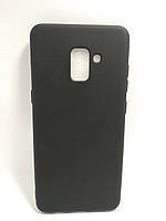 Силиконовый чехол для Samsung A730 (черный)