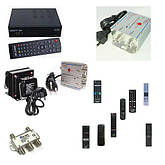 Сат техніка, Антени, Підсилювач до кабельного, Трансформатори, Пульти