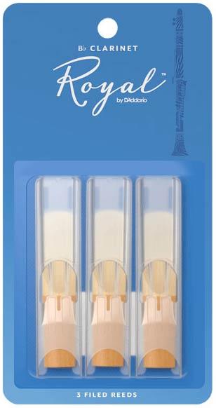 Тростини для кларнету D'Addario Royal — Bb Clarinet #3.0 — 3-Pack, фото 1