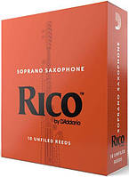 Трости для сопрано саксофона D'Addario Rico - Soprano Sax #2.5 - 10 Pack