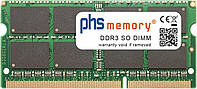 PHS-пам'ять 4GB RAM підходить для Acer TravelMate 6593-873G25MN DDR3 SO DIMM 1066MHz PC3-8500S