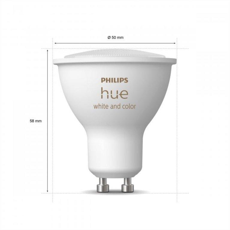 Philips Hue White и Color GU10 Код товара 929001953111 - фото 3 - id-p1793316388