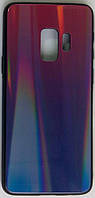 Силиконовый чехол "Стеклянный Shine Gradient" Samsung G960 / S9 (Violet Barca) # 8