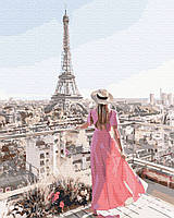 Картина по номерам без коробки Paintboy Парижская терраса 40х50см (GX 39385)