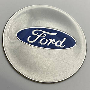 Наклейка для ковпачків із логотипом Ford Форд 65 мм срібло