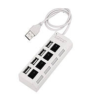 Разветвитель USB HUB (хаб, концентратор) 4SW 1868 (ЧЕРНЫЙ)