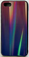 Силиконовый чехол "Стеклянный Shine Gradient" iPhone XR (Violet barca) # 8