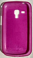 Силиконовый чехол для Samsung S7562 "0,75 mm" Pink
