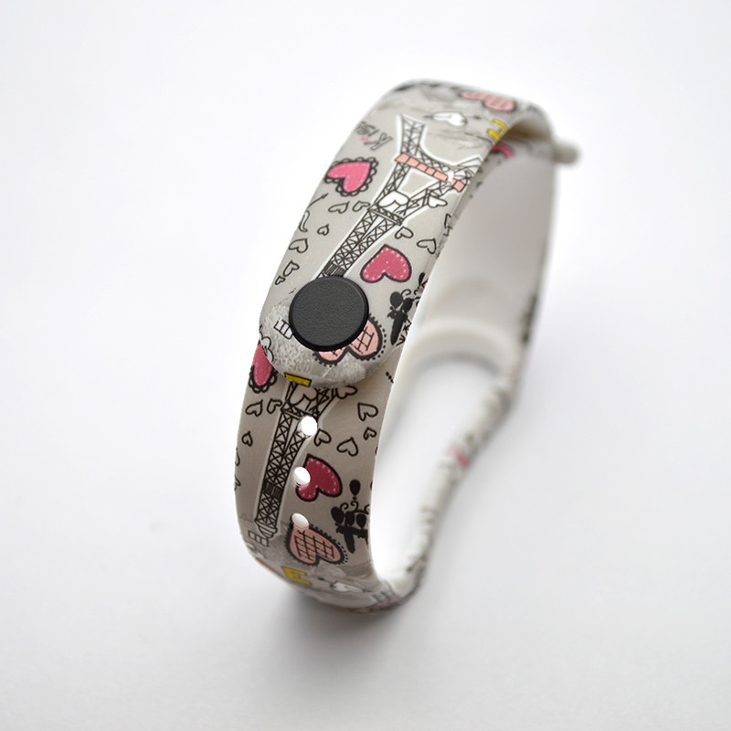 Ремінець до Xiaomi Mi Band 5/Mi Band 6/Mi Band 7 Kids Design White №2, фото 2
