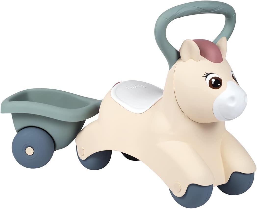 Дитяча каталка Smoby Little "Поні" з причепом, 54х27х40 см, 12 міс.+ 140502