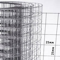Сетка оцинкованная по 65,5 грн./м.кв., яч. 25х25 мм, пров. Ø 1,4 мм