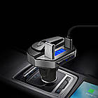 FM-модулятор з Bluetooth та USB, HER8 + Гарнітура / Автомобільний ФМ-трансмітер з MP3, WMA та FLAC, фото 4