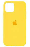 Силиконовый чехол защитный "Original Silicone Case" для Iphone 11 желтый